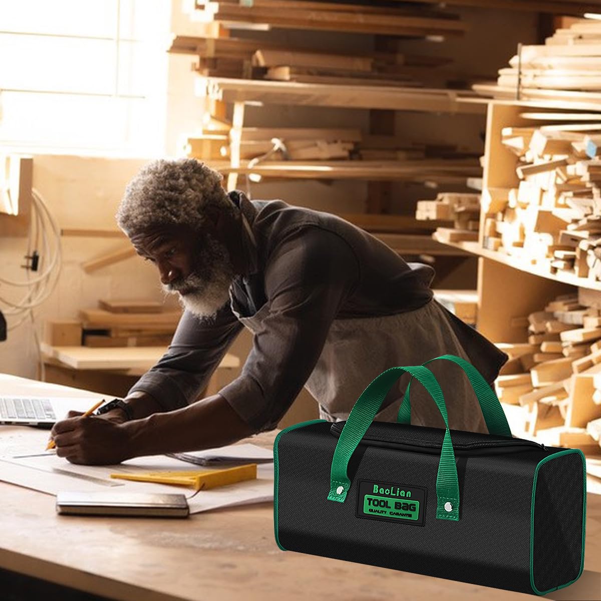 Serplex Large Tool Bag Waterproof Oxford Cloth Tool Bag with Handle Tote Bag Travel Tool Organizer Bag Tool Storage Bag Tool Organizer Bag Tools Bag for Electricians Serplex Large Tool Bag Waterproof Oxford Cloth Tool Bag with Handle Tote Bag Travel Tool Organizer Bag Tool Storage Bag Tool Organizer Bag Tools Bag for Electricians